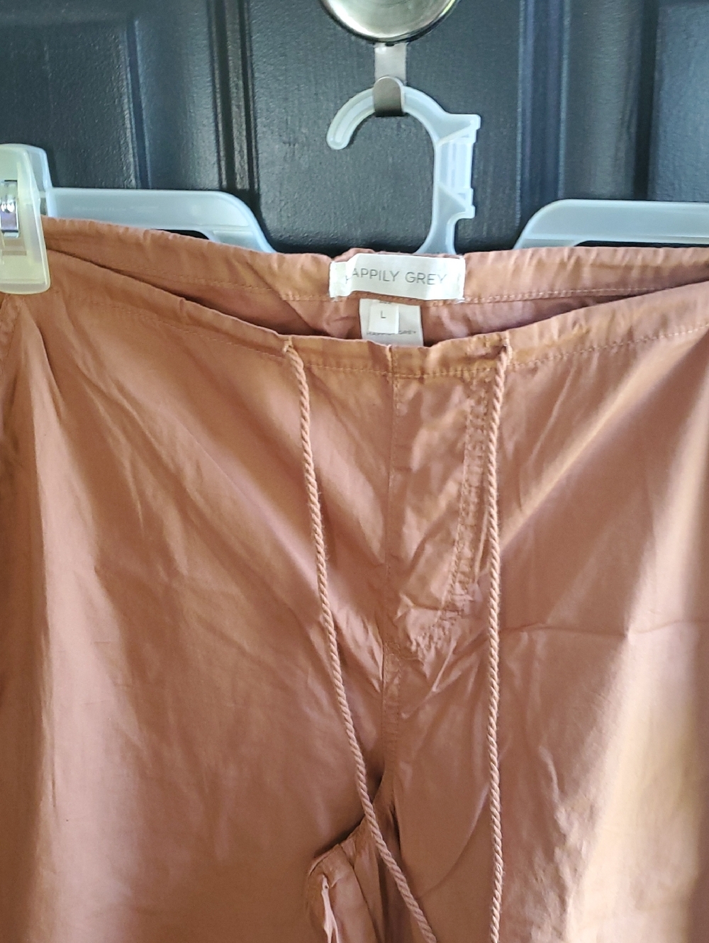 Happily Grey Women's Wide Leg Pants in Dusty Rose